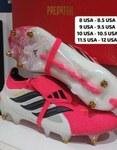 Adidas Predator Elite (con lengüeta) - Blanco/rosa