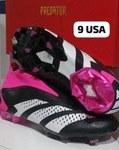 Adidas Predator Accuracy+ (sin cordones) - Negro/blanco/rosa